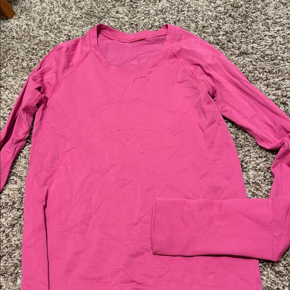 Lululemon sonic Pink align Long Sleeve Top